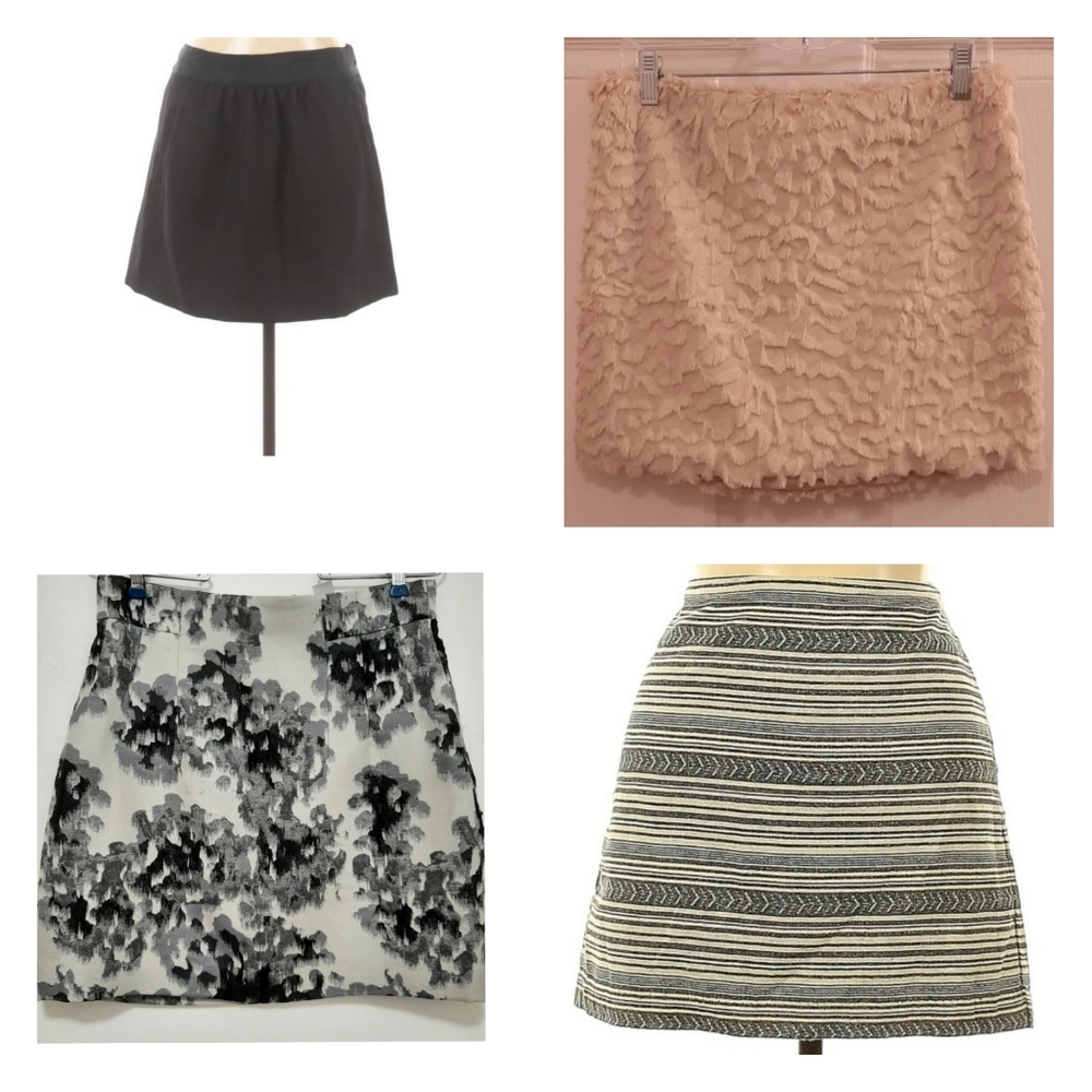 BUNDLE of 4 Skirts, name brand, Size 10 , Excellent Condition